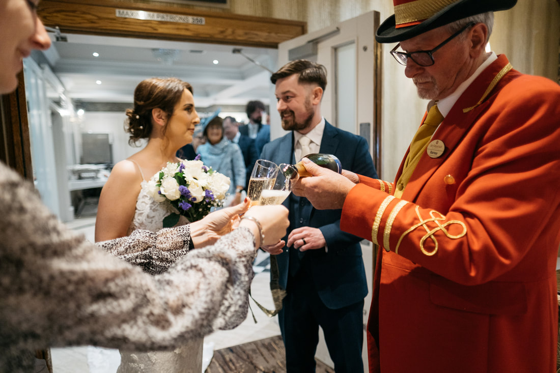 Afternoon Drinks Reception after a Civil Ceremony Photograph by Patrick Duddy Photography - Documentary Wedding Photography Derry At An Grainan Hotel, County Donegal Ireland