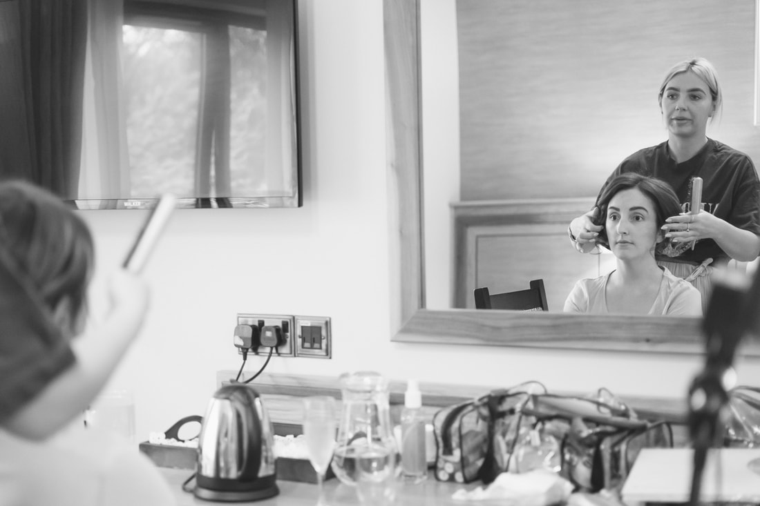 Bridal Prep Photograph by Patrick Duddy Photography - Documentary Wedding Photography Derry At An Grainan Hotel, County Donegal Ireland
