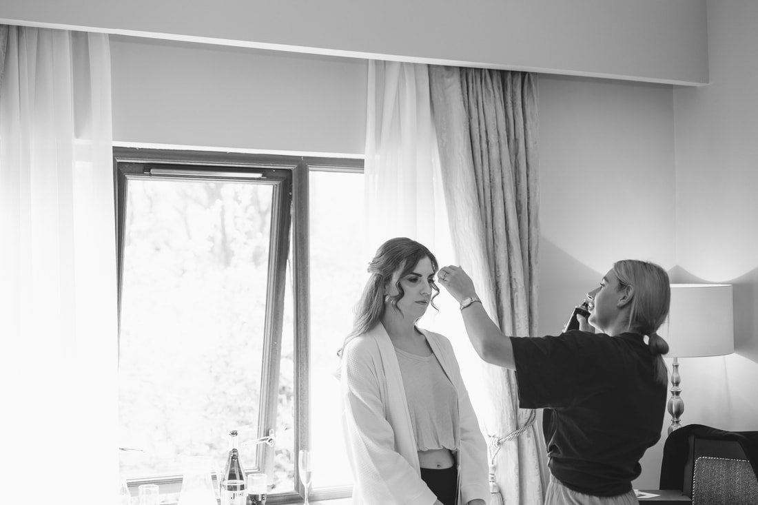 Bridal Prep Photograph by Patrick Duddy Photography - Documentary Wedding Photography Derry At An Grainan Hotel, County Donegal Ireland